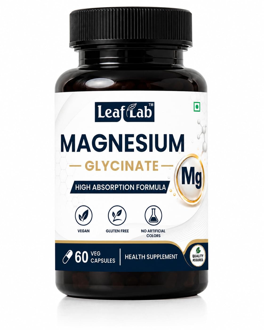 Chelated Magnesium Glycinate Capsules — High Absorption, 1000mg