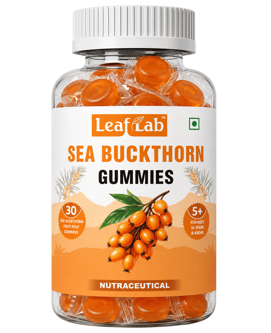Sea Buckthorn Gummies for Kids & Adults